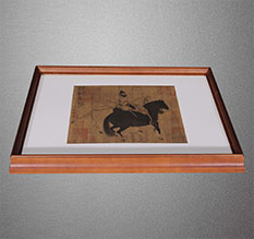 渑池书画装裱配框服务案例